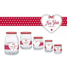 300ml Jar with Lid For You