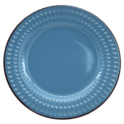 Rome blue dessert plate