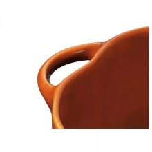 Staub pumpkin-shaped ceramic pot