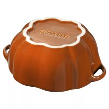 Staub pumpkin-shaped ceramic pot