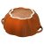 Staub pumpkin-shaped ceramic pot