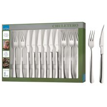 Steak knife + fork 12-piece set in window box - Chuletero