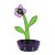 Wooden spoon holder with flowers
