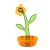 Wooden spoon holder with flowers