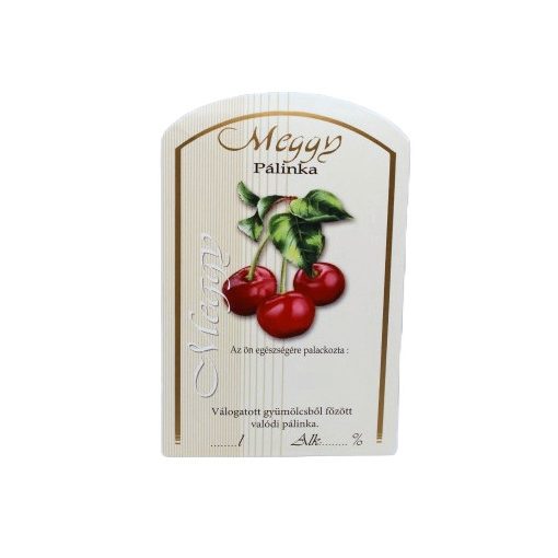 Spirit Pálinka Label - Sour cherry (large)