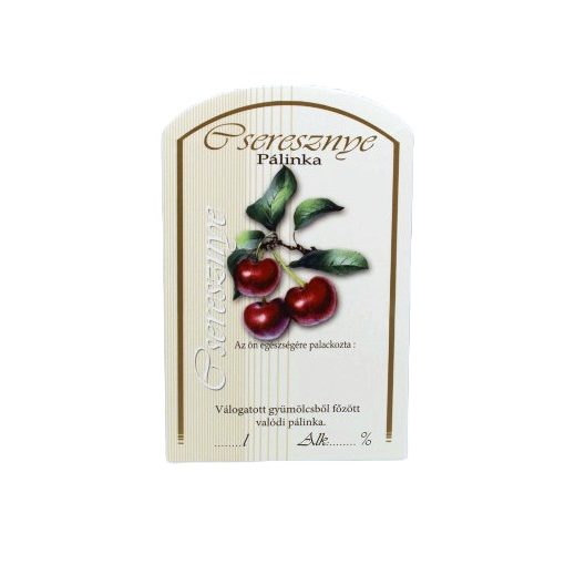 Spirit Pálinka Label - Cherry (large)