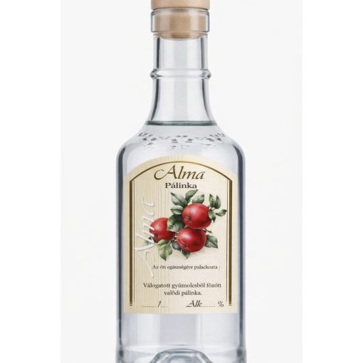 Spirit Pálinka Label - Apple (red) - (large)