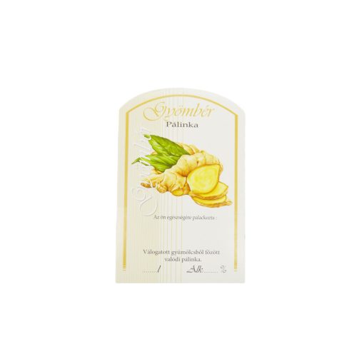 Spirit Pálinka Label - Ginger (large)